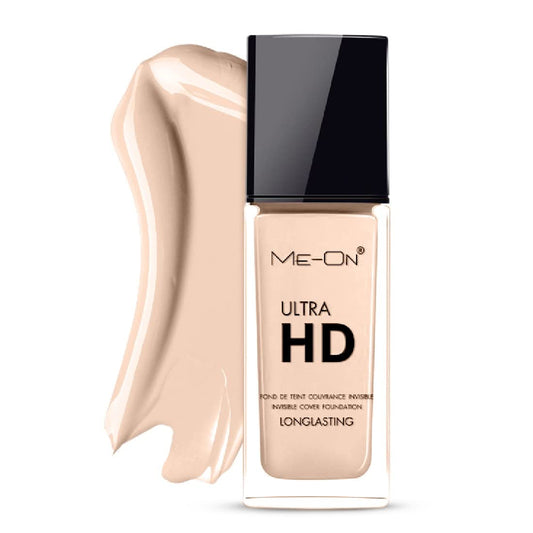ME-ON Ultra Hd Cream Full Coverage Foundation For Normal Skin Type (Shade 02 - Natural) 30Ml