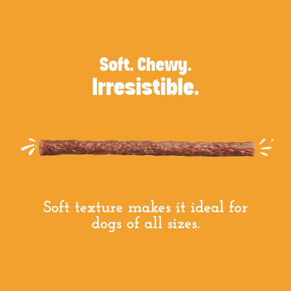 PETS EMPIRE BARKBITES Butter Chicken Dog Chew Sticks | Grain-Free Soft Dog Treats | High Protein Training Snacks| Made with Real Chicken | Healthy & Tasty Chews | 100g