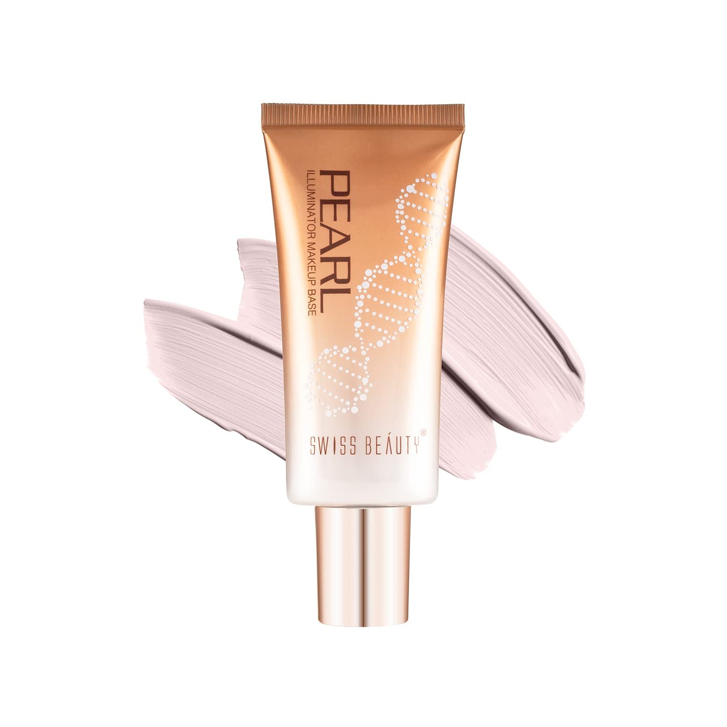 Tube of Swiss Beauty Pearl cream on a white background