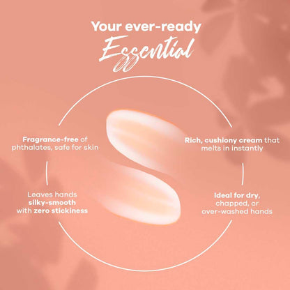 Earth Rhythm Softening Hand Cream, Locks Moisture with Ceramides, Fast Absorbing, No Silicones - Floral Garden