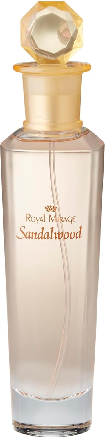 Royal Mirage Sandalwood Eau De Toilette for Women | Long-Lasting Fragrance | Jasmine, Sandalwood & Vanilla Notes | Floral & Woody Scent | EDT for Women | 100ml