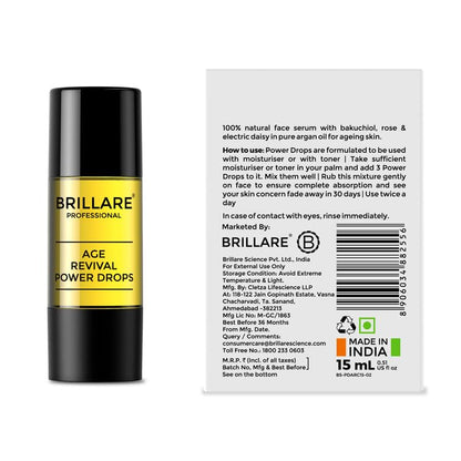 Brillare Real Mahabhringraj Oil with 14 Traditional Herbs, 100% Natural, Cold Pressed Oil