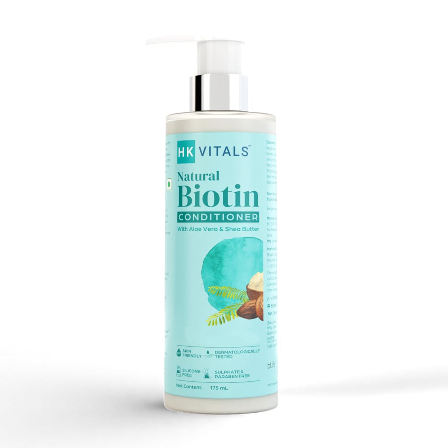 HK VITALS by HealthKart Biotin Anti Hair Fall Conditioner for Women & Men (175ml) | With Aloe Vera & Shea Butter | For Strong, Dry & Frizzy Hair, Prevents Hair Breakage