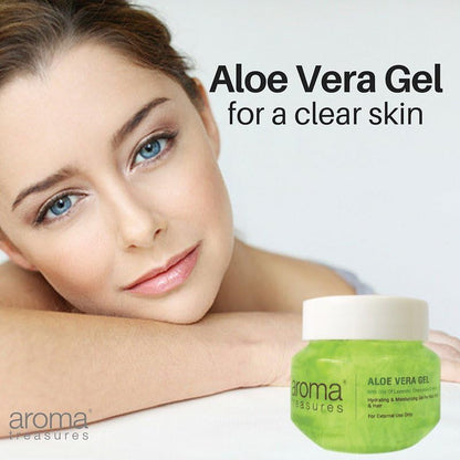 Aroma Treasures Aloe Vera Gel for Face, Body & Hair | Moisturizing & Hydrating Aloevera Gel | 98% Ingredients of Natural Origin | Pure Aloe Vera Gel for Skin, Hair & Pimples | 250g