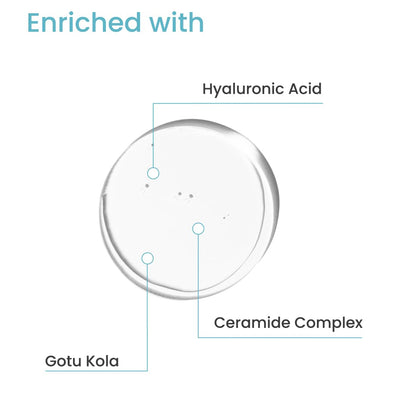 Earth Rhythm Moisture Punch Hyaluronic Acid Serum For Dry & Dehydrated Skin | Locks Skin Moisture Fades Fine Line & Wrinkles | Repair & Nourishes Damaged Skin | Men & Women - 15ml