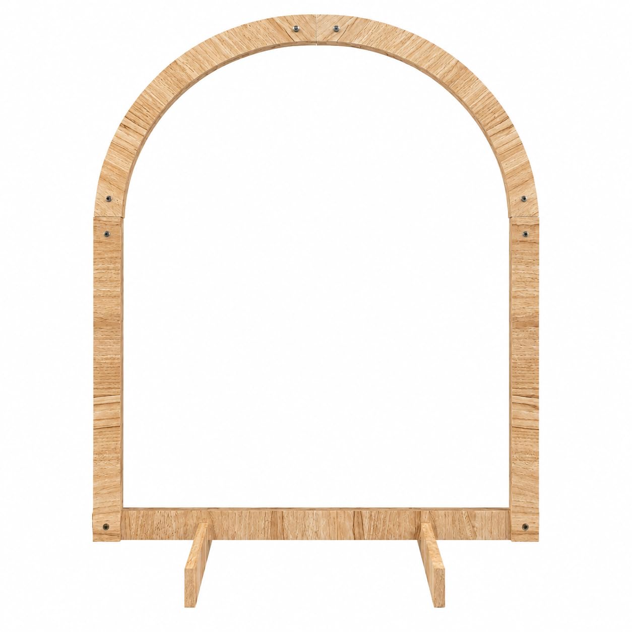 SATYAM KRAFT 1 Piece Foldable Arch Shape Wooden Makhar Mandap | Wooden Pooja Backdrop Stand for DIY Pandal & Temple | Festival Decoration Setup for Ganesh Chaturthi, Janmashtami & Idol Pooja Decor