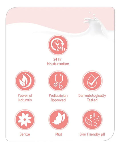 Babyhug Daily Moisturizing Milky Cream for Newborn Babies, Milk Protein Formula, 100 g | Dermatologically Tested, Pediatrician Approved | Silicone, Paraben, Phthalete, Sulphate Free