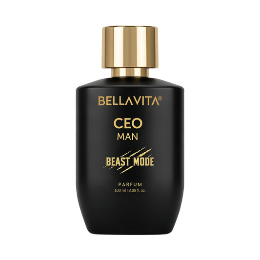 BELLAVITA CEO Man Beast Mode 100ml | 40% Parfum Oil Concentration | 10hr Long Lasting | Perfume for Man | 6 ft Projection | Premium Fragrance