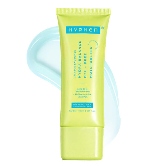 Hyphen skincare product on a white background