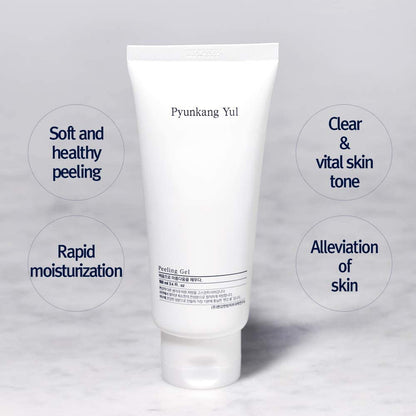 [PKY] Pyunkang Yul Peeling Gel with Immediate Visible Effect, Mild and Smooth Face Scrub with Papaya and AHA, Zero-Irritation, Korean Skincare (100ml)