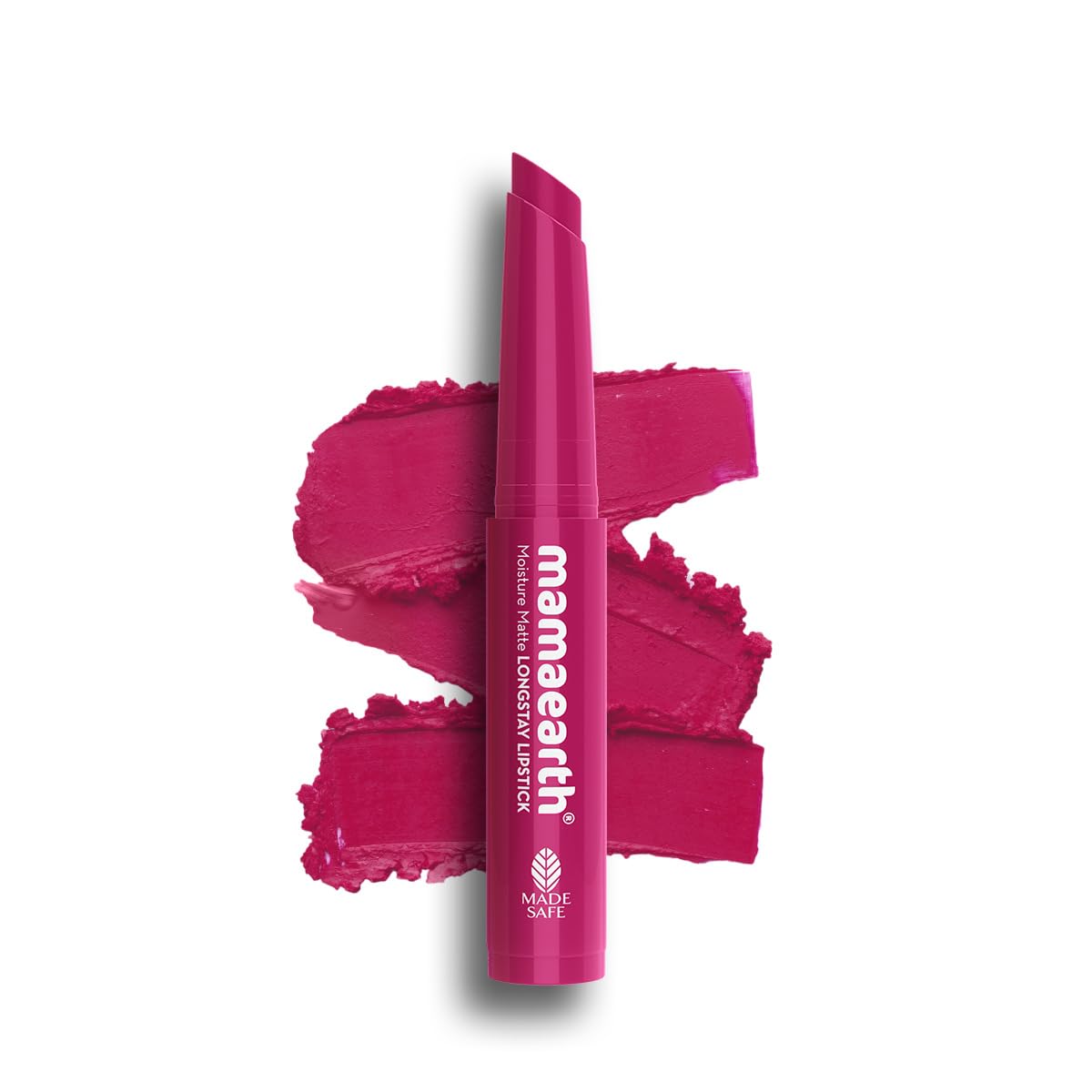 Mamaearth Moisture Matte Longstay Mini Lipstick with Avocado Oil & Vitamin E for 12 Hour Long Stay- 12 Berrylicious Magenta- 0.7 g