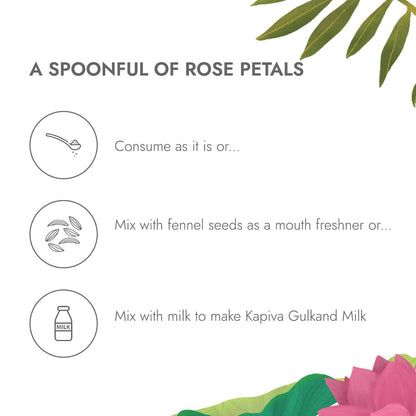 Kapiva Organic Gulkand 300gms (Rose Petal Jam) | 100% Natural | Sun-Cooked Damask Roses