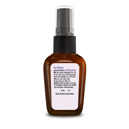 Zandu AyuSleep Spray| Prepared with 100% Natural and Safe to Use Ingredients| Remedy for Sleep disturbances, stress & anxiety (Spray Bottle)