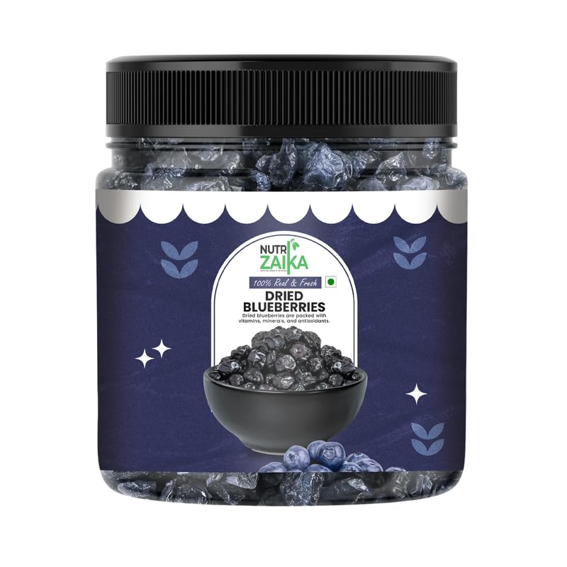 NUTRIZAIKA Dried Blueberry Cranberry Duet Healthy Snacks, Dry fruits Rich In Calcium, Vitamin K