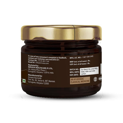 Nirvasa Pure & Original Himalayan Shilajit/Shilajeet Resin 20g | 100% Natural with 70% Fulvic Acid & 84+ Trace Minerals | Boosts Energy, Stamina, Strength & Immunity | 200-500 mg/Serving