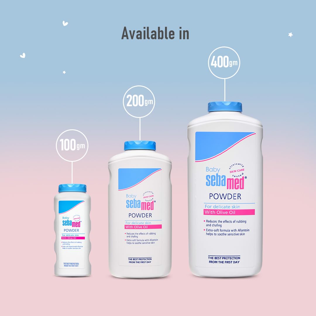 Sebamed Baby Powder| Olive Oil, Allantoin|200 gm