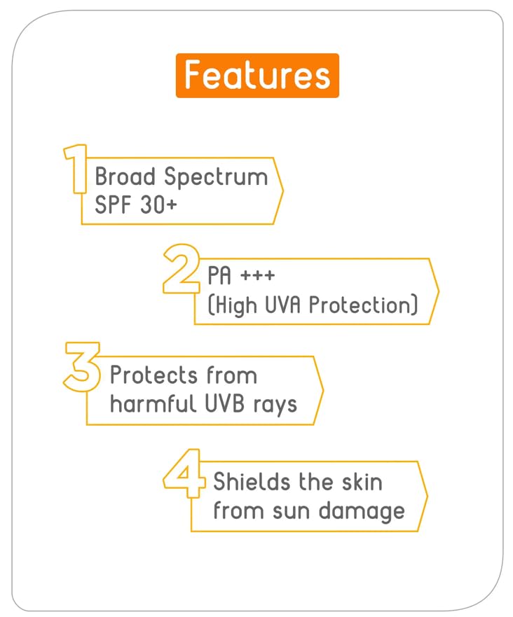 Babyhug Advanced Mineral Based Sunscreen SPF 30+ PA+++ 100 g | Broad Spectrum Protection, No White Cast