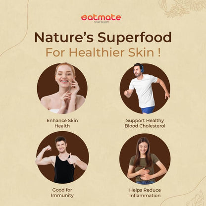 Eatmate Roasted & Salted Sunflower Seeds | High Fiber & Protein Rich Surajmukhi Seeds | Vitamin E & Magnesium Rich Healthy Snack | Natural Vegetarian Seeds for Eating & Daily Nutrition
