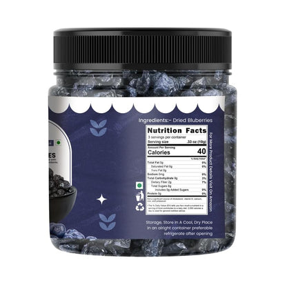 NUTRIZAIKA Dried Blueberry Cranberry Duet Healthy Snacks, Dry fruits Rich In Calcium, Vitamin K