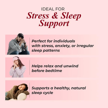 Nutrela Ashwagandha & Melatonin Sleep Gummies for Men & Women | 30 Strawberry-Flavored Gummies | Supports Restful Sleep & Stress Relief