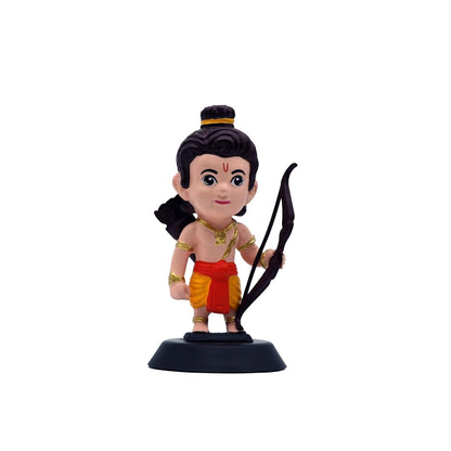 Shri Ram Figurine Showpiece for Car Dashboard, Home Office | Ram Murti Statue for Hindu Temple, Spiritual Decor | Gift for Devotees