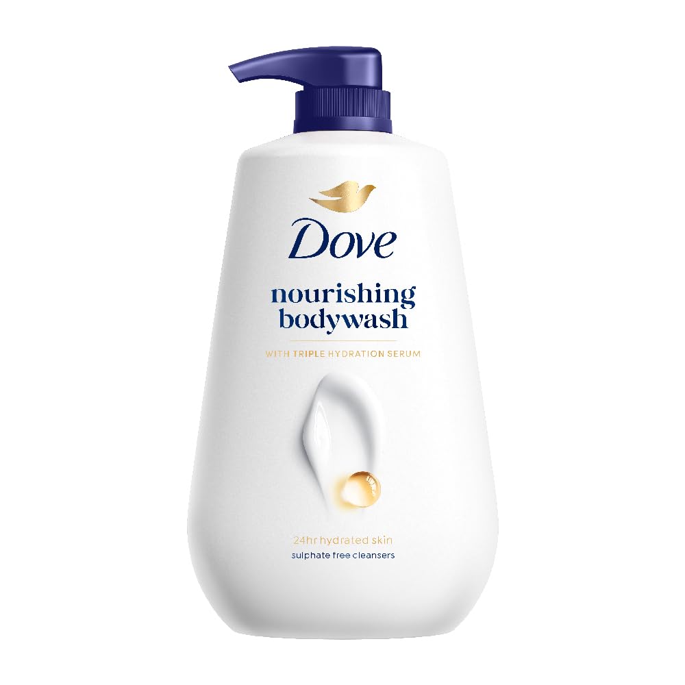 Dove Nourishing Bodywash with Triple Hydration Serum, 825ml