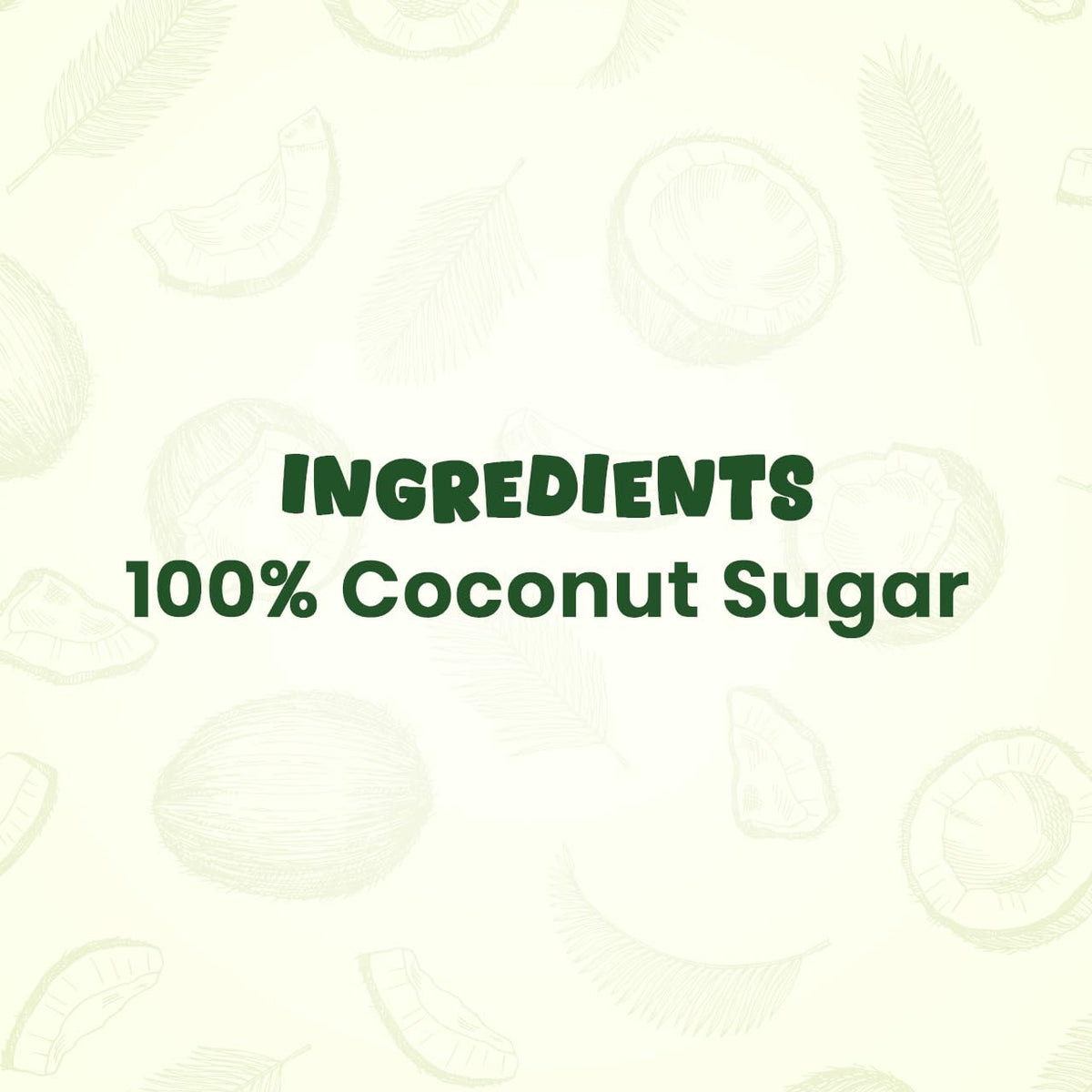 Chewboo Coconut Sugar 300g | Natural Sweetener Alternative to Refined Sugar | Less Processed | No Preservatives | For Tea, Coffee & Baking | 100% Pure