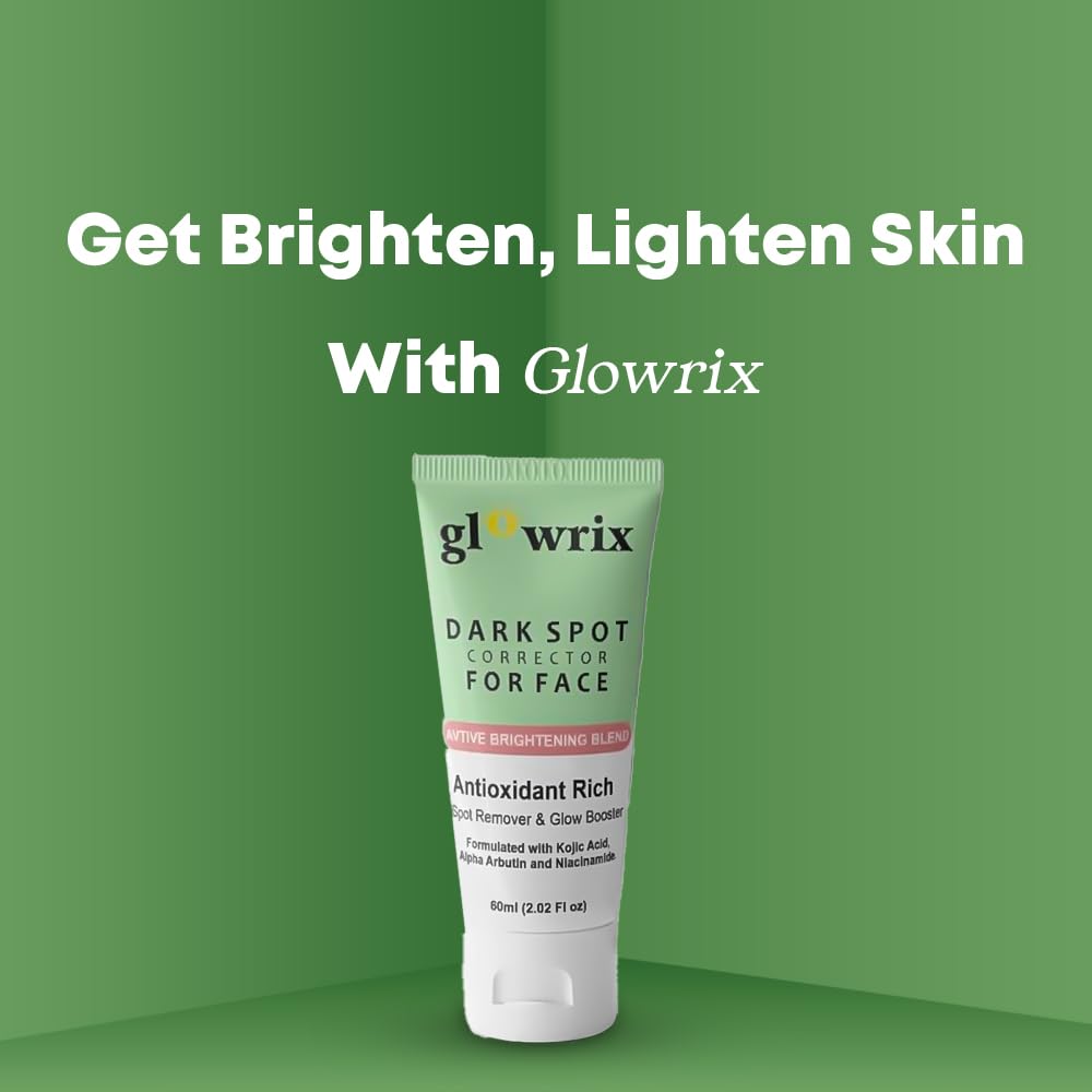 Glowrix Dark Spot Cream for Face is a powerful Ayurvedic-inspired skincare solution designed to target stubborn dark spots, acne scars, and pimple marks.