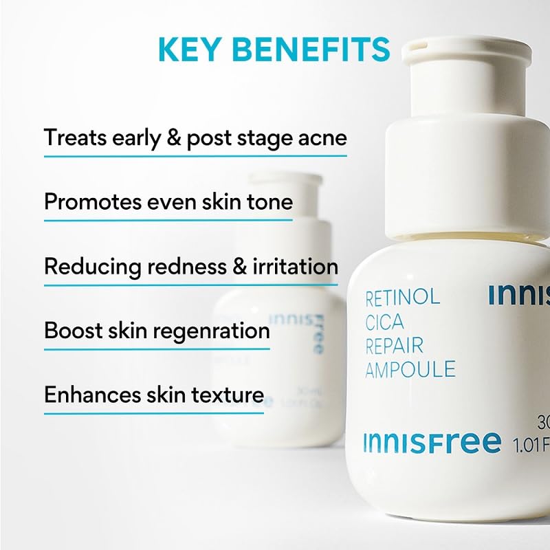 Innisfree Retinol Cica Repair Ampoule 10ml | Beginners retinol | Travel size