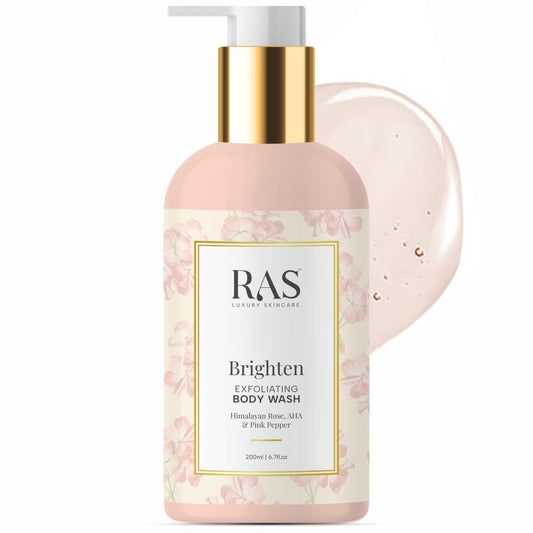 RAS Luxury Oils Nourish Hydrating & Purifying Body Wash,Moroccan Argan Oil & vanilla; Purifies & hydrates; Oil to foam body wash; For Men & Women; 200ml
