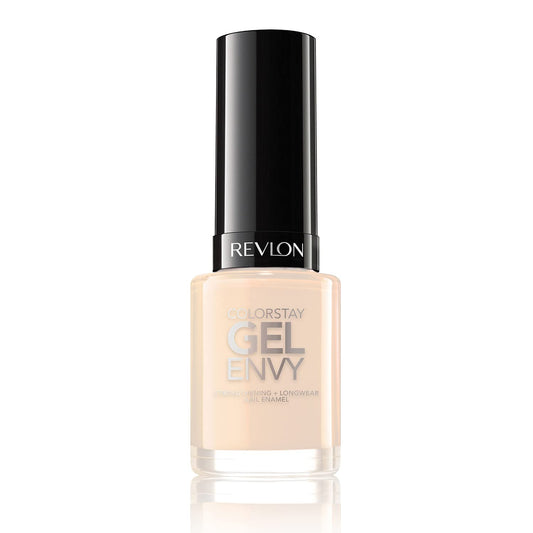Revlon ColorStay Gel Envy Longwear Nail Polish, with Built-in Base Coat & Glossy Shine Finish, in Nude/Brown, 540 Checkmate, 11.7 ml
