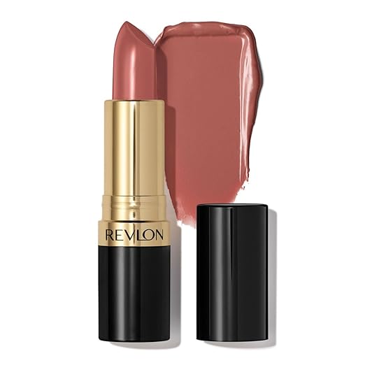 Revlon Super Lustrous Lipstick, Creamy Formula For Soft, Fuller-Looking Lips, Moisturized Feel, Blushing Nude (637), 4.2 gm