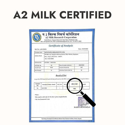 Kapiva Certified A2 Gir Cow Ghee 500ML | Traditional Vedic Bilona Method | Grassfed, Pure & Healthy | Curd-Churned | Premium Glass Bottle | 100% Natural & Lab-Tested | Rich in Nutrition