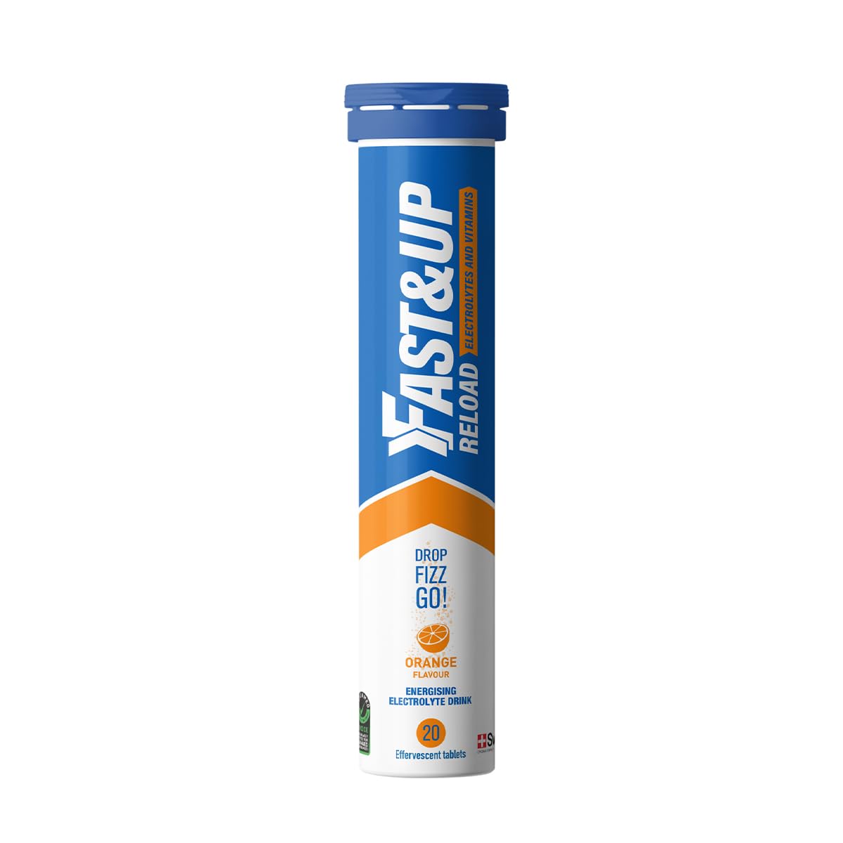 Fast&Up Reload supplement tube on a white background