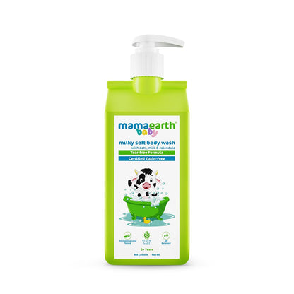 Mamaearth Plant Based Laundry Detergent For Babies - 1 L | Infused with Neem Extract and Lime Citrus Acid | Liquid Formula, Removes Tough Stains, Eliminates Odor