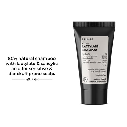 Brillare Mini Lactylate Shampoo To Reduce Dandruff (12 ML)