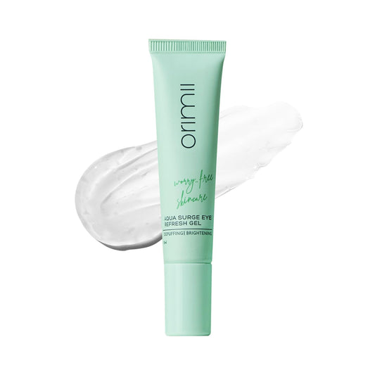 Orimii Under Eye Cream for Dark Circles | Enriched with Arctic Cloudberry (Natural Vitamin C) For Skin Brightening; Cucumber & Green Tea For Puffiness & Wrinkles Reduction - Gel Based, Fragrance Free Cream (15ml)