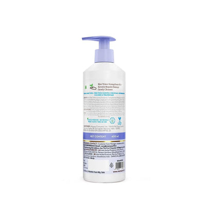 Mamaearth Rice Water Strengthening Shampoo with with Rice Water & Keratin for Damage Repair- 400 ml | Hair Strengthening | Hair Fall Reduction