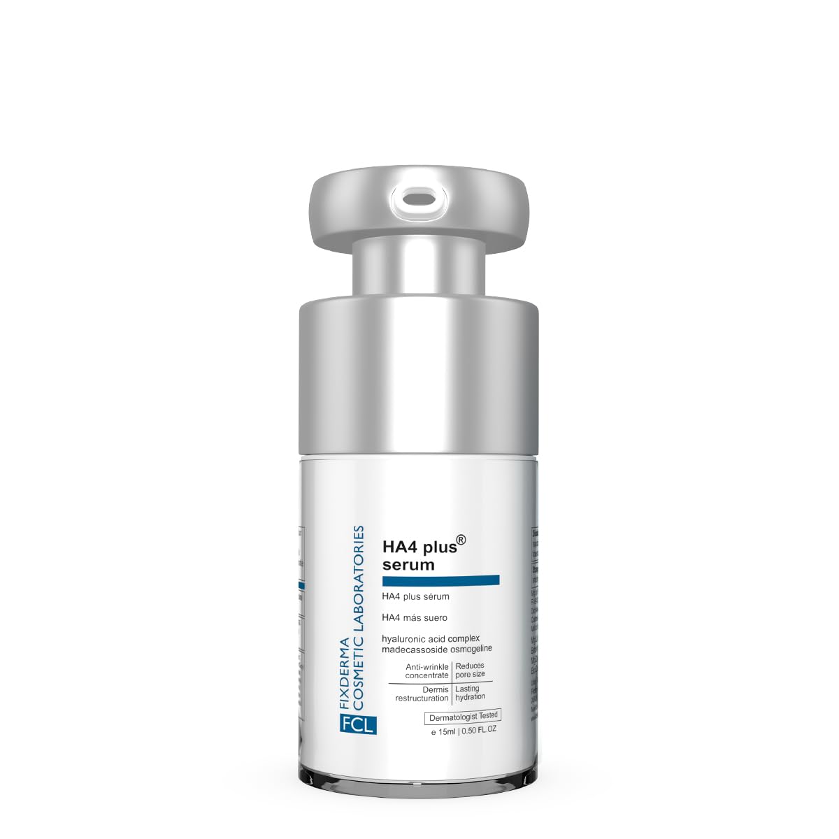 FCL 5% Hyaluronic Acid HA4 Plus Serum for dry skin, Serum for open pores reduces fine lines and wrinkles, Improves the elasticity of the skin - 15ml (Pack of 1)