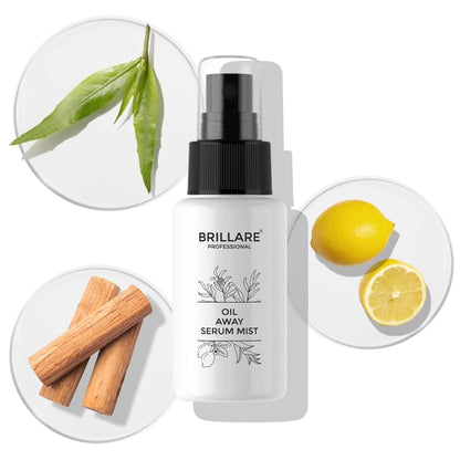 Brillare Oil Away Serum Mist For Oily, Acne Prone Skin