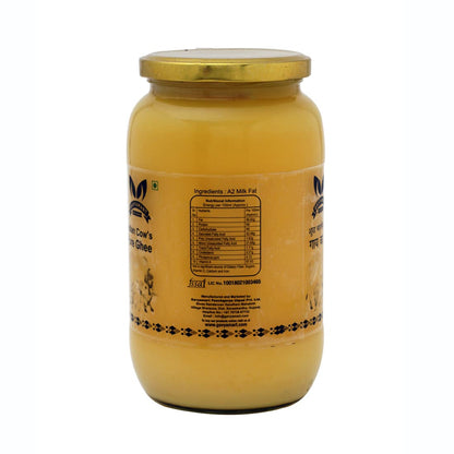 GAVYAMART Indian Cow's Pure Desi Ghee | Oldest Indian Bread Kankrej cow's a2 Ghee Glass Jar | Pure, Natural & Healthy | Lab Tested1 Liter