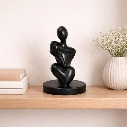 Mother Hugging Baby Figurine, Mother Baby Statue Showpiece Gift, motherr Child Statue, Home Decor Items, House Warming Gifts Mother's Day, Baby Shower Gifts for Mom to be