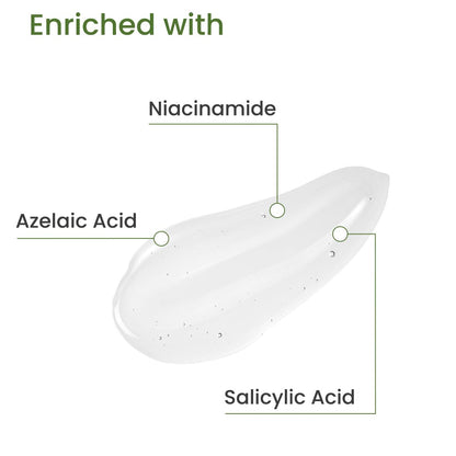 Earth Rhythm On Spot Acne Gel with Salicylic Acid, Niacinamide Acid & Azelaic Acid | Pimple Treatment Gel For Men & Women – 15g
