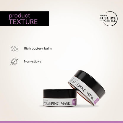 Deconstruct Lip Mask | Collagen And Peptide Lip Sleeping Mask For Dry Lips | For Women And Men | 8Gm,Clear