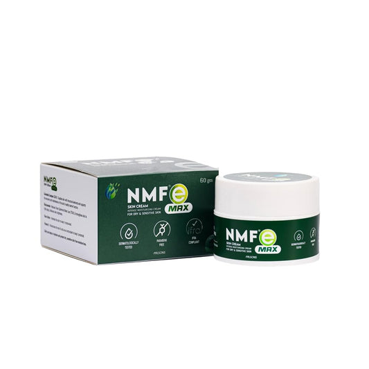 NMFe Max Skin Cream with Ceramide Complex For Severe Dry Skin 60 GM | For Barrier Repair Deep Hydration | Gives Immediate Comfort | Niacinamide , Shea butter & Vit E | For Dry & Sensitive Skin | Dermatologically Tested