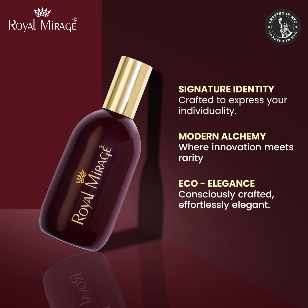 Royal Mirage Original Eau de Cologne | Classic & Timeless Fragrance | Lush Green, Jasmine & Patchouli Notes | Long-Lasting Scent | Perfect for Everyday Sophistication & Special Occasions | 120ml