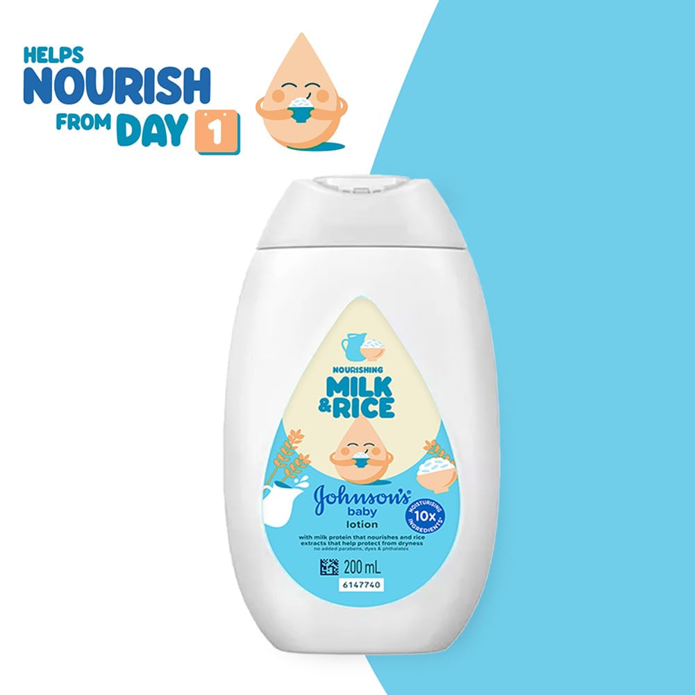 Johnson's Baby Milk and Rice Baby Lotion 200ml