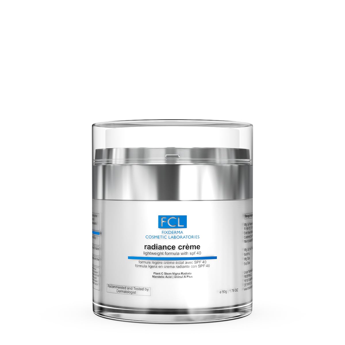 FCL Radiance Lightweight Formula With SPF40 Sunscreen Cream 50gm