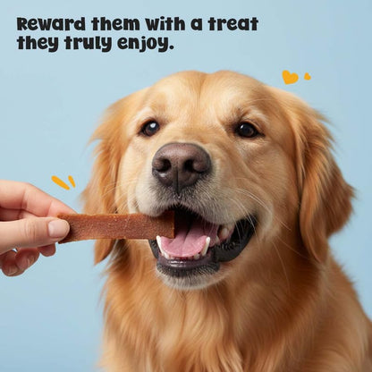 PETS EMPIRE Yo Jerky Chicken Liver Dog Treats, 100g | High Protein Soft Chew Snacks for Dogs | Made with Real Chicken & Sweet Potato | Grain-Free, HealthyR Eward for Puppies & Adult Dogs