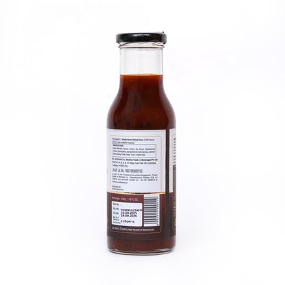 Hexhive Tomato Kalonji Honey Sauce | Tangy Tomato Spread with Raw Honey & Nigella Seeds | No Refined Sugar | Healthy Ketchup Alternative | Dip for Snacks, Parathas, Sandwiches, Fries | 430g